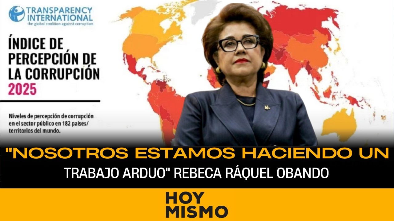 Rebaca Ráquel Obando: Se escucha mucho de corrupción, nosotros estamos haciendo un trabajo arduo