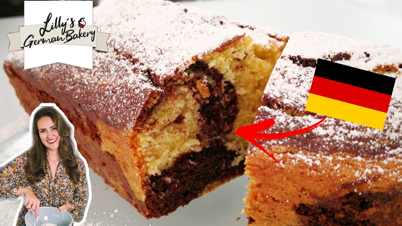 Marble Cake Recipe / German Marble Cake / Family Recipe / German Cake Recipe / Marmorkuchen Rezept
