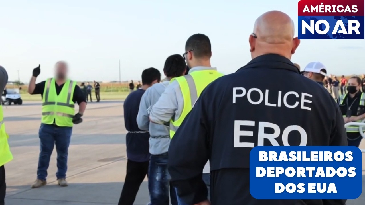Américas No Ar - 10/02/26 - EUA enviam mais um voo com brasileiros deportados para Minas Gerais