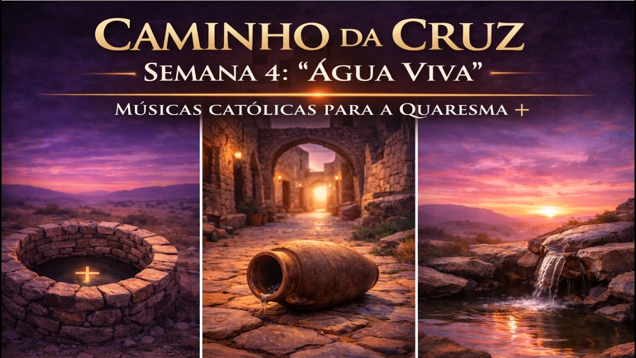 Caminho da Cruz - Semana 4: Água Viva | Músicas Católicas para a Quaresma