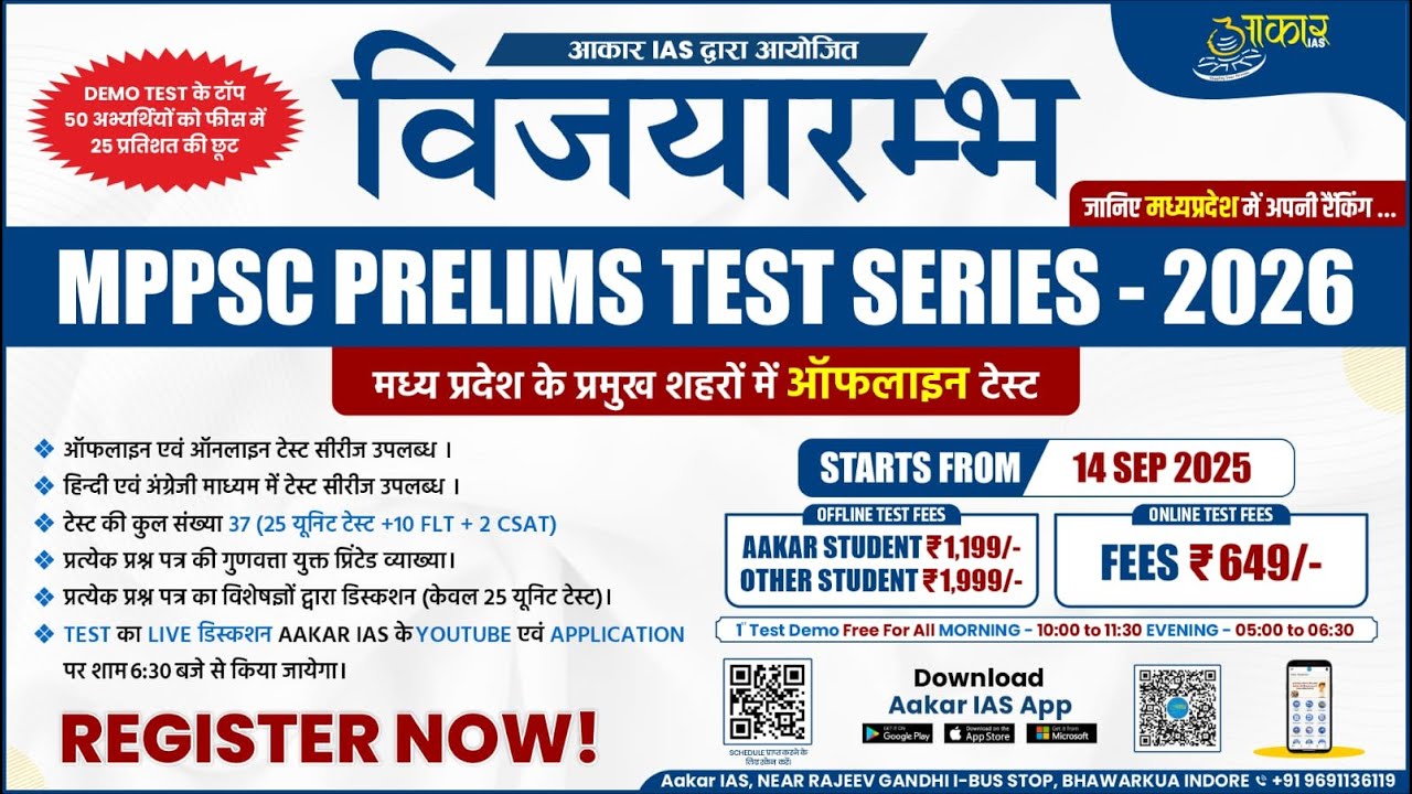MPPSC Prelims Test Series 2026 | Test Series Discussion | Test 04 | By Gaurav Sir & Rakesh Sir