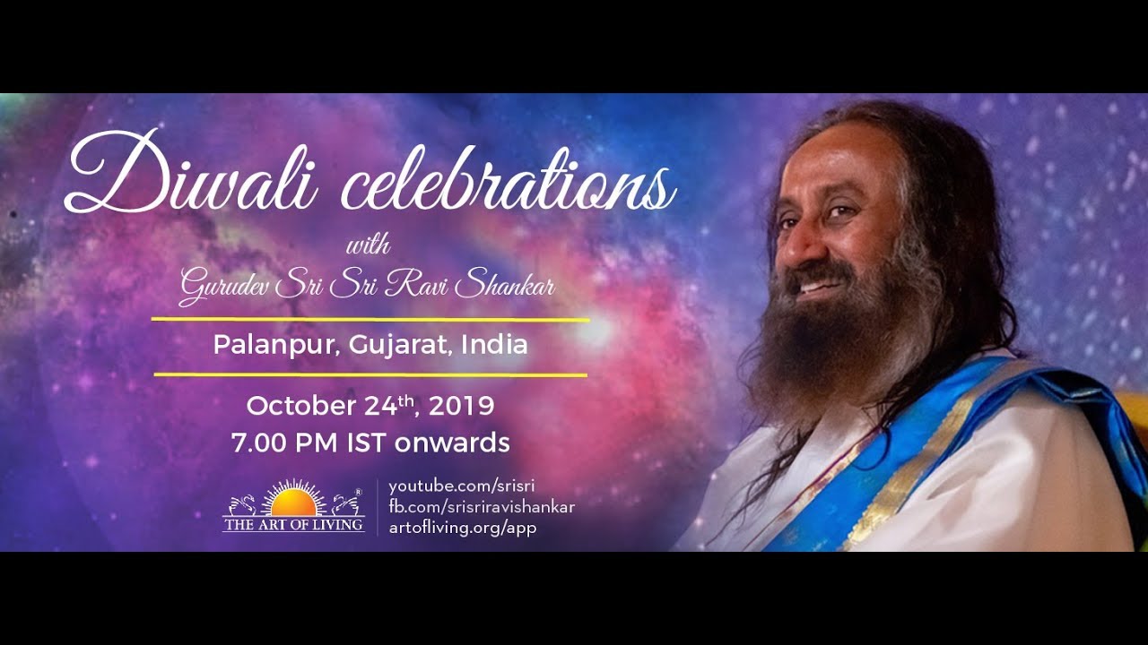 Diwali Celebrations with Gurudev Sri Sri Ravi Shankar | Palanpur, Gujarat