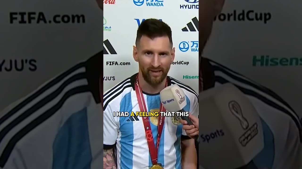 Messi Interview 🇦🇷After Winning the World Cup #shorts