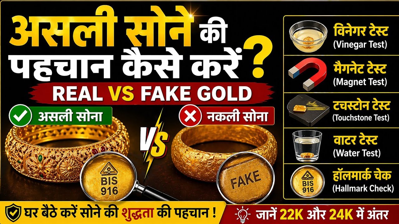 Hallmark Gold Kaise Check Karen | Asli Ya Nakli Sona Pehchanne Ka Tarika | #HallmarkGold