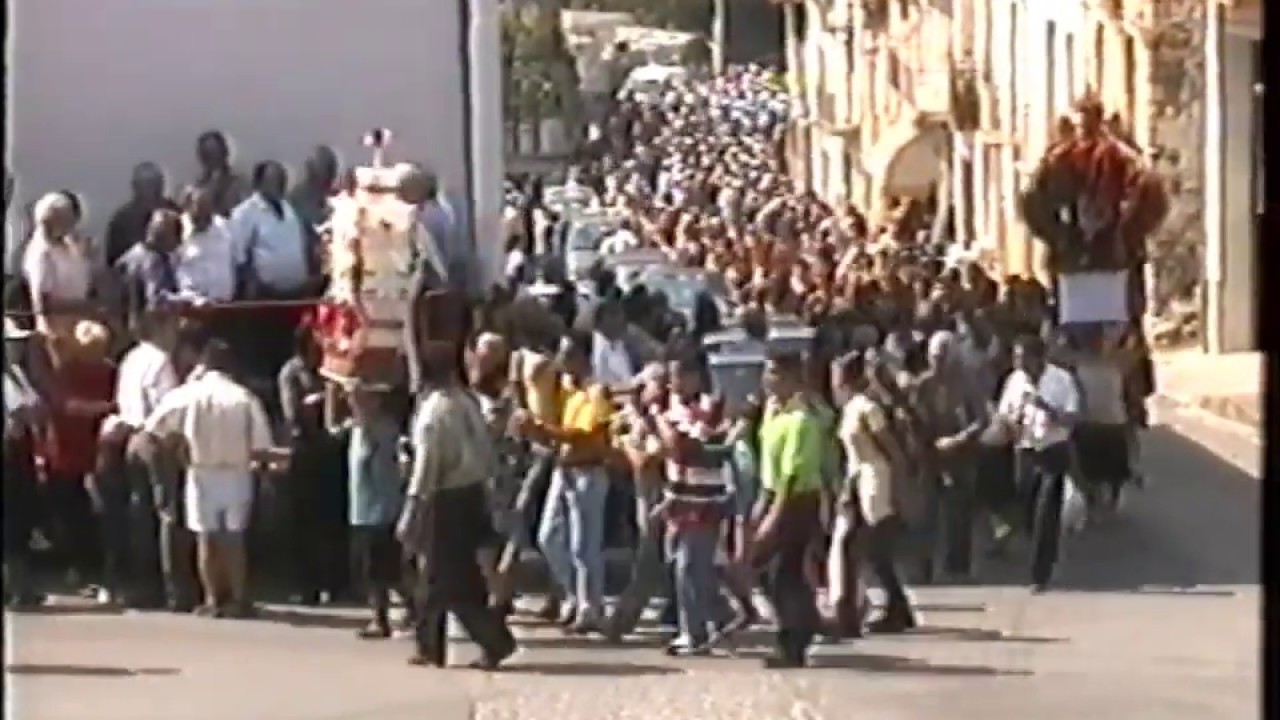 AULETTA (Salerno). Processione di San Donato da Ripacandida 17 agosto 1998 -8° Centenario 2 parte.