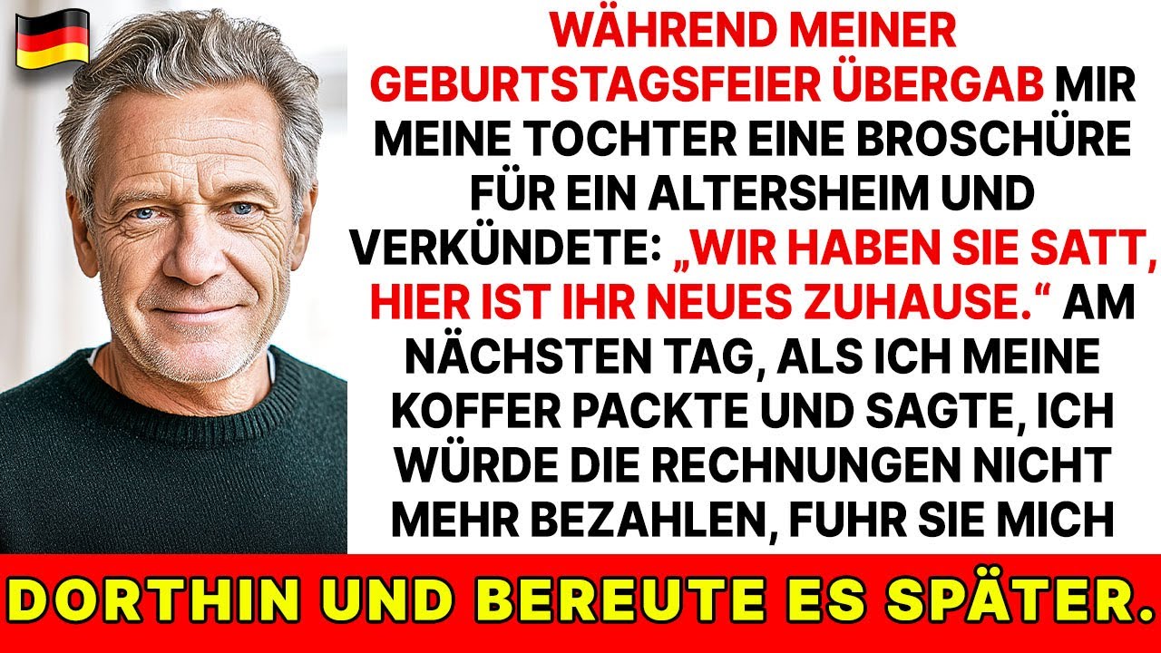 An meinem Geburtstag sagte meine Tochter „Wir brauchen dich nicht mehr “ Am nächsten Tag…