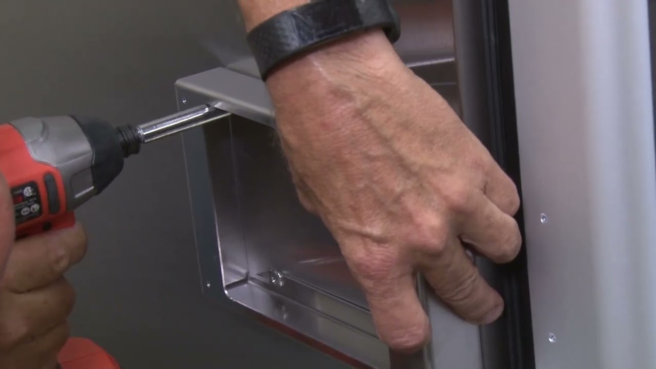 Omnicell FlexLock Installation on Follett Upright Refrigerators