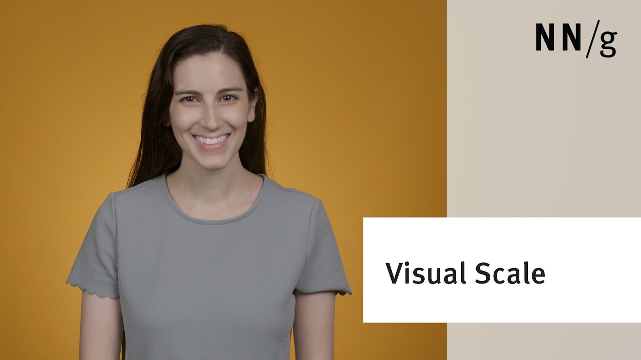The Visual Principle of Scale in User Interface Design