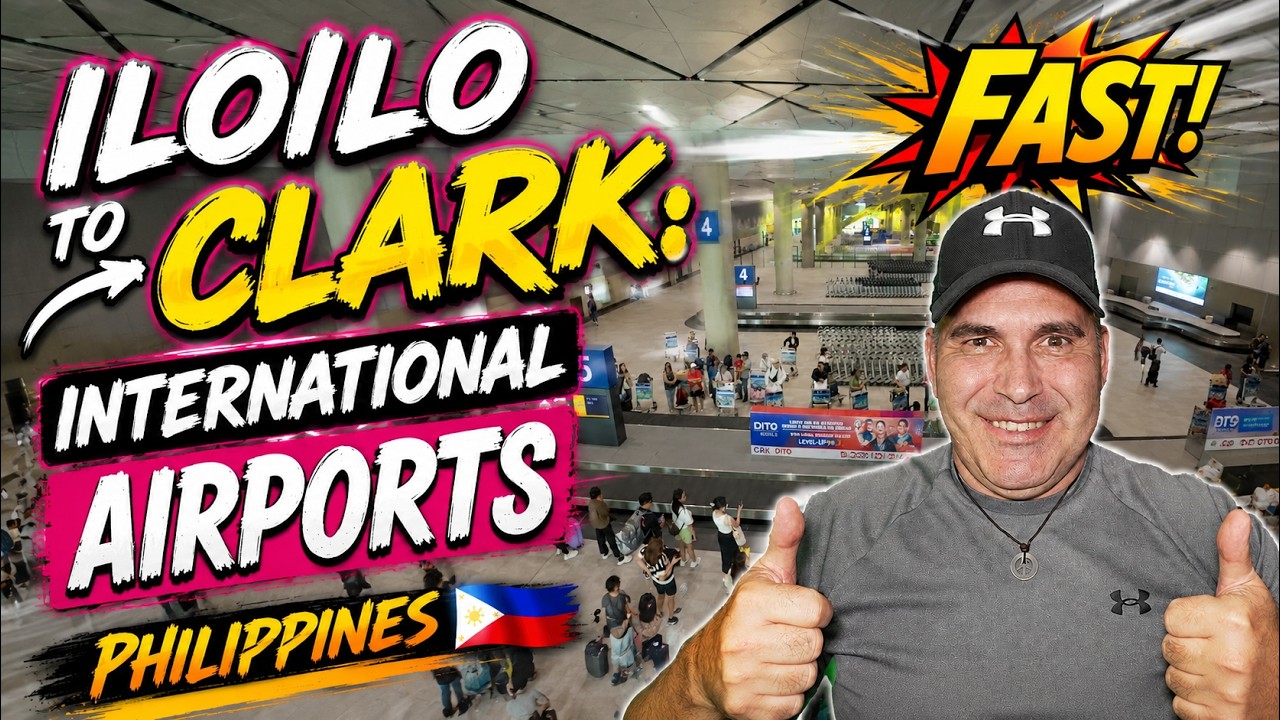 🇵🇭 ILOILO TO CLARK: INTERNATIONAL AIRPORTS #philippines