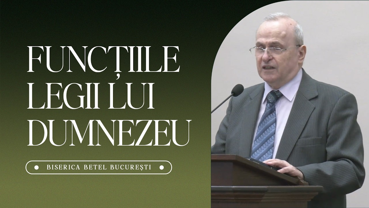 Ilie Comarița - Funcțiile Legii Lui Dumnezeu | 5 Martie 2026 | Biserica Betel Bucuresti