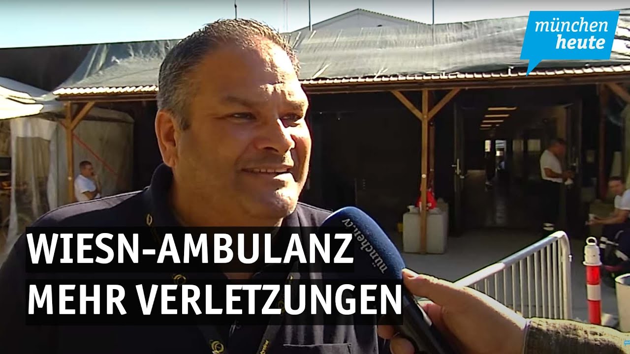 Wiesn-Ambulanz – mehr Schnittwunden und Quetschungen auf dem diesjährigen Oktoberfest