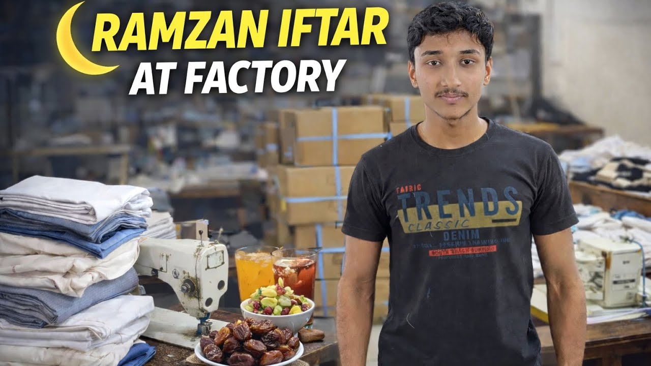 🏭 Factory Mein Iftari Vlog | Ramadan Special ✨