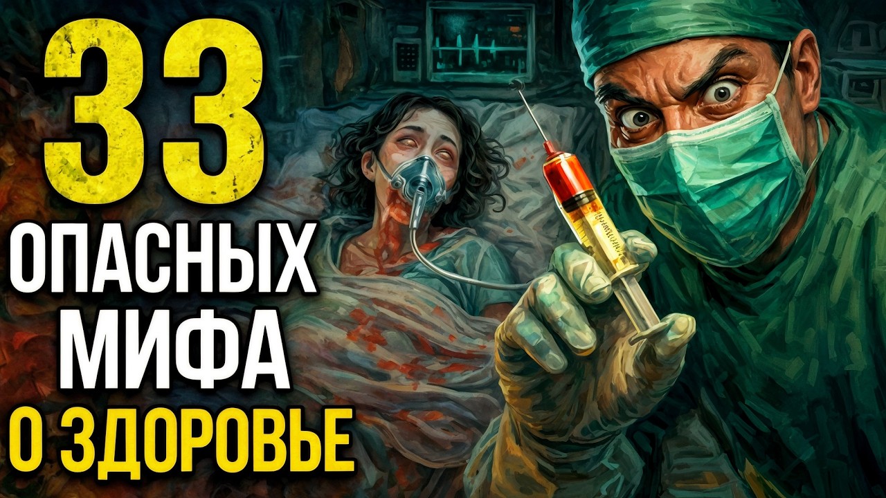 33 Медицинских МИФА, Которые Могут Серьёзно ПОДОРВАТЬ Ваше Здоровье