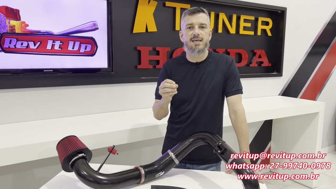 Sistema de Filtro (Cold Air Intake) para Civic 1.8 2007 a 2011