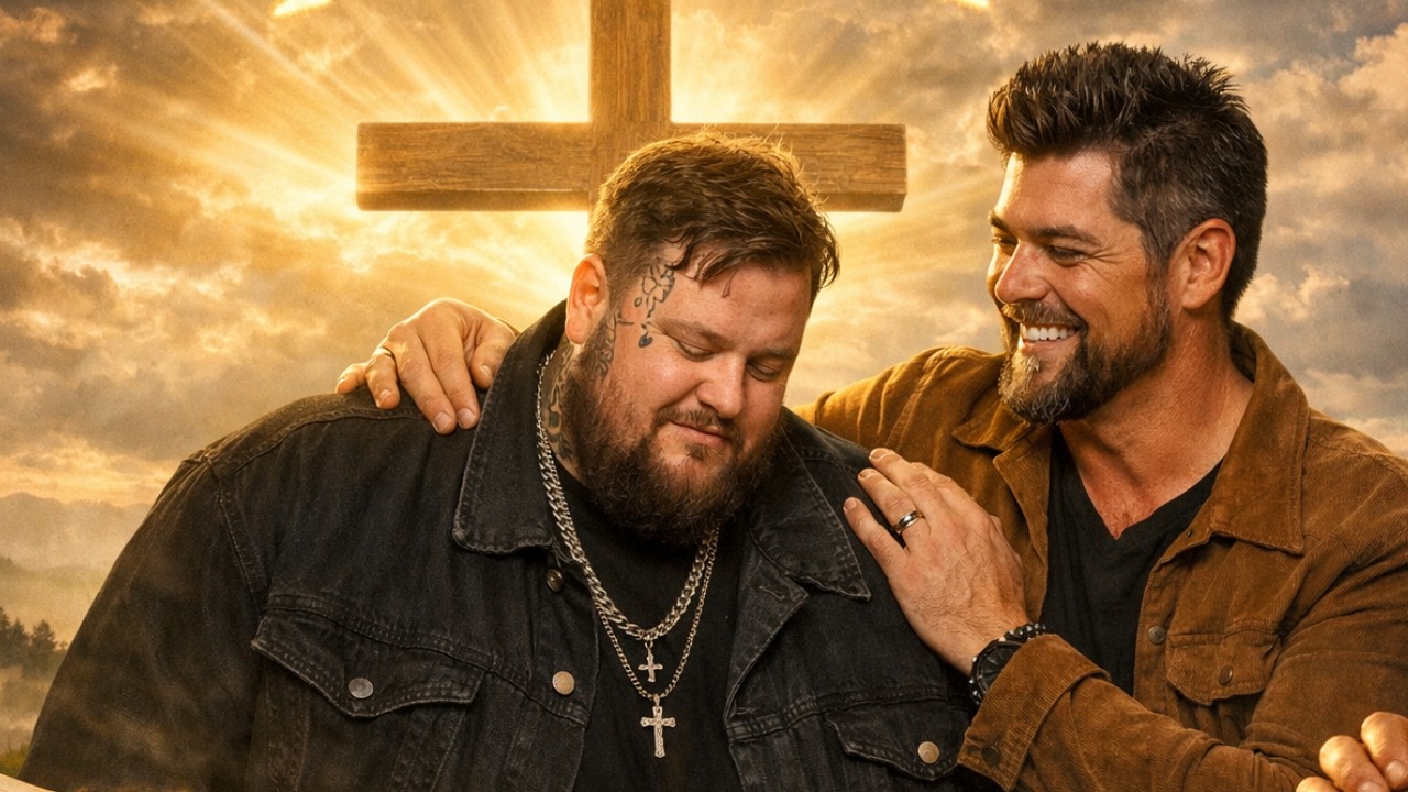 Jason Crabb ft. Jelly Roll - Sunday Morning Mercy  ( Country Gospel About Church Sanctuary)