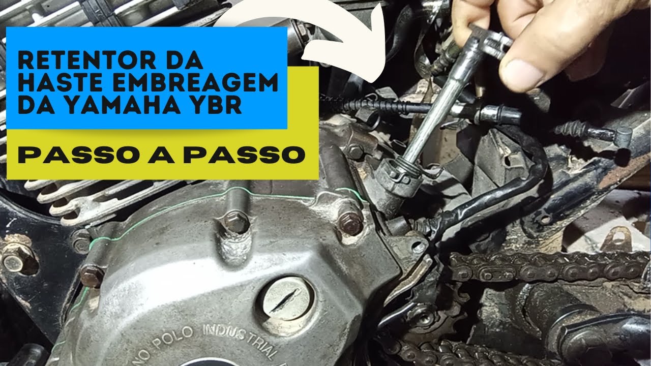 Retentor da haste embreagem ybr xtz factor 125 (passo a passo) Faça você mesmo!