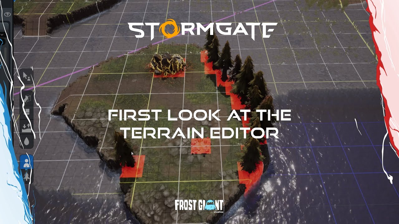 First Look at the Stormgate Terrain Editor