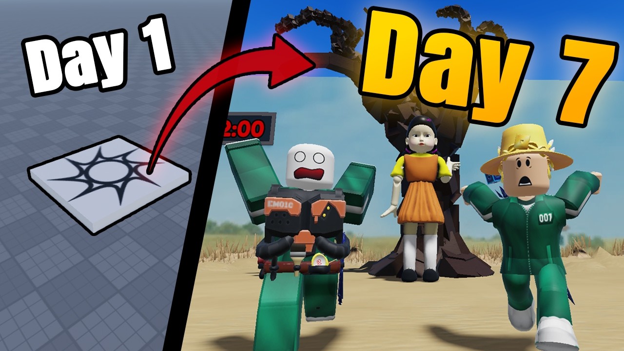 Как я сделал игру Roblox Squid за 7 дней!