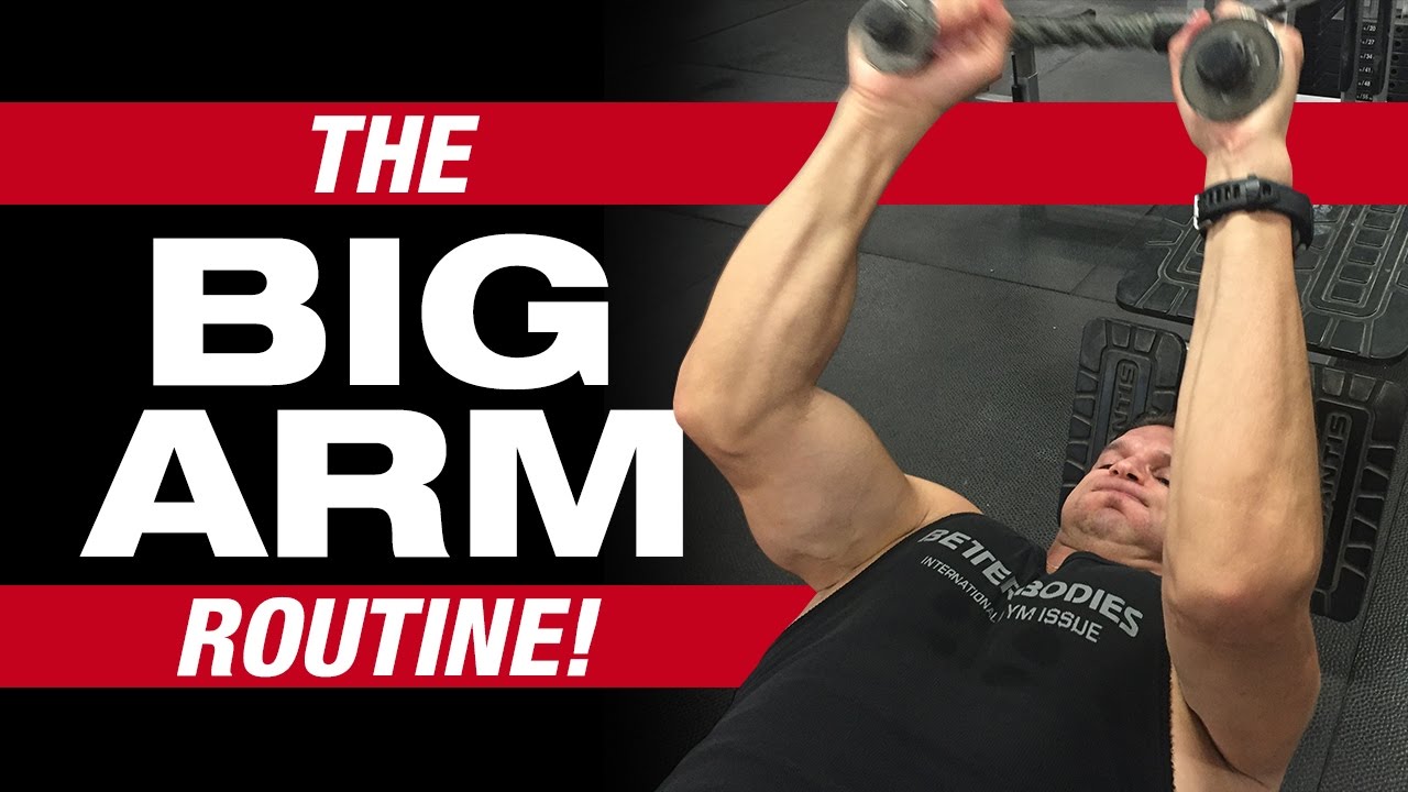 Mass Gaining Arm Workout (MUSCLE FIBER TYPE TRAINING!)