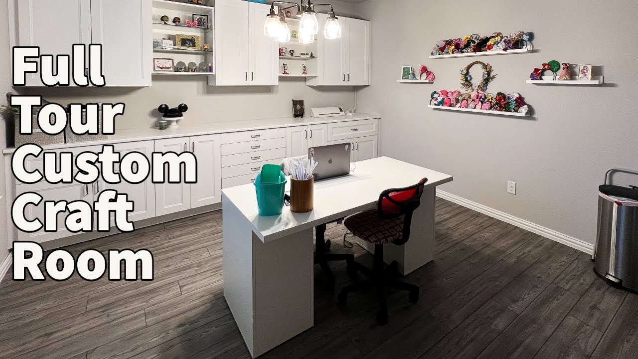 FULL Tour of My Custom Craft Room!