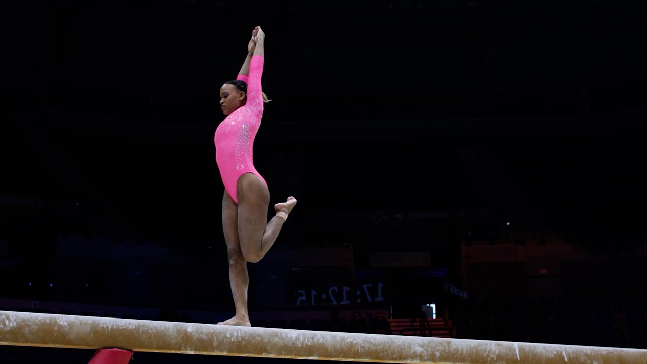 Rebeca Andrade (BRA) - Balance Beam - 2022 World Championships - Podium Training