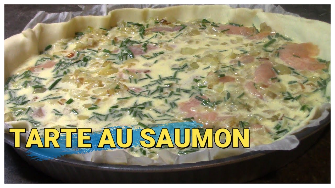 QUICHE AU SAUMON POIREAUX la recette très simple et très bonne #28