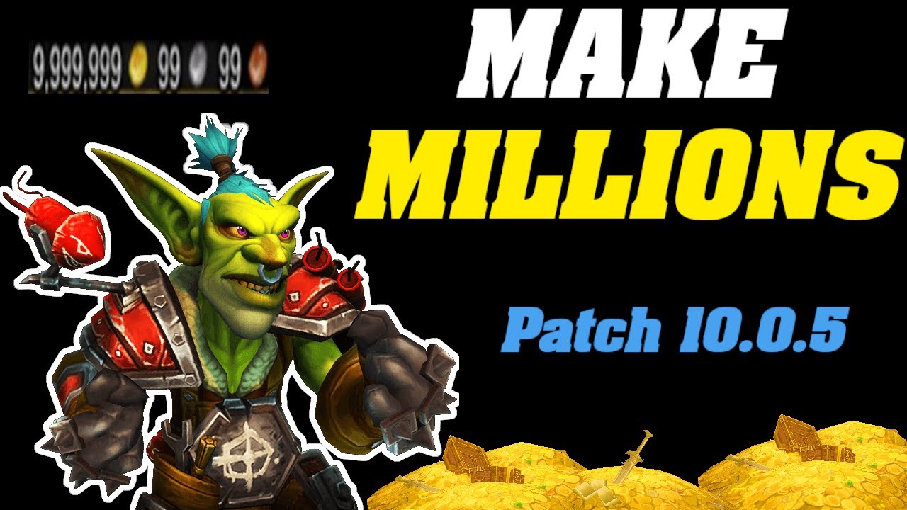 How To Make MILLIONS On Grey & White Transmog In Patch 10.0.5