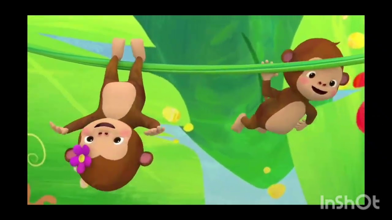 # Five little Monkeys jumping on the Bed 