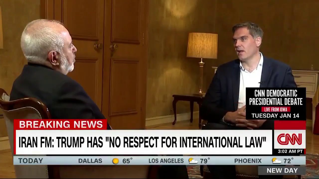 Iran FM J.Zarif interview with CNN: US has violated 3 principles