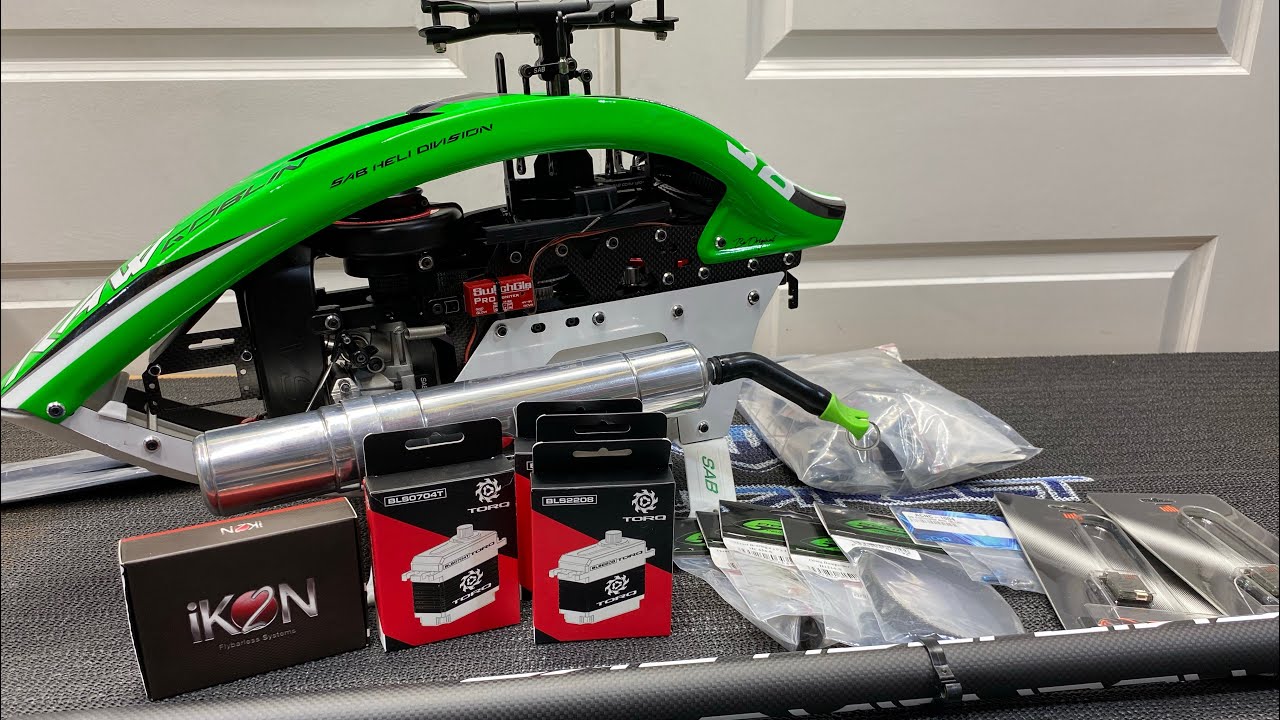 SAB Goblin RAW 700 Nitro Rebuild Part 1