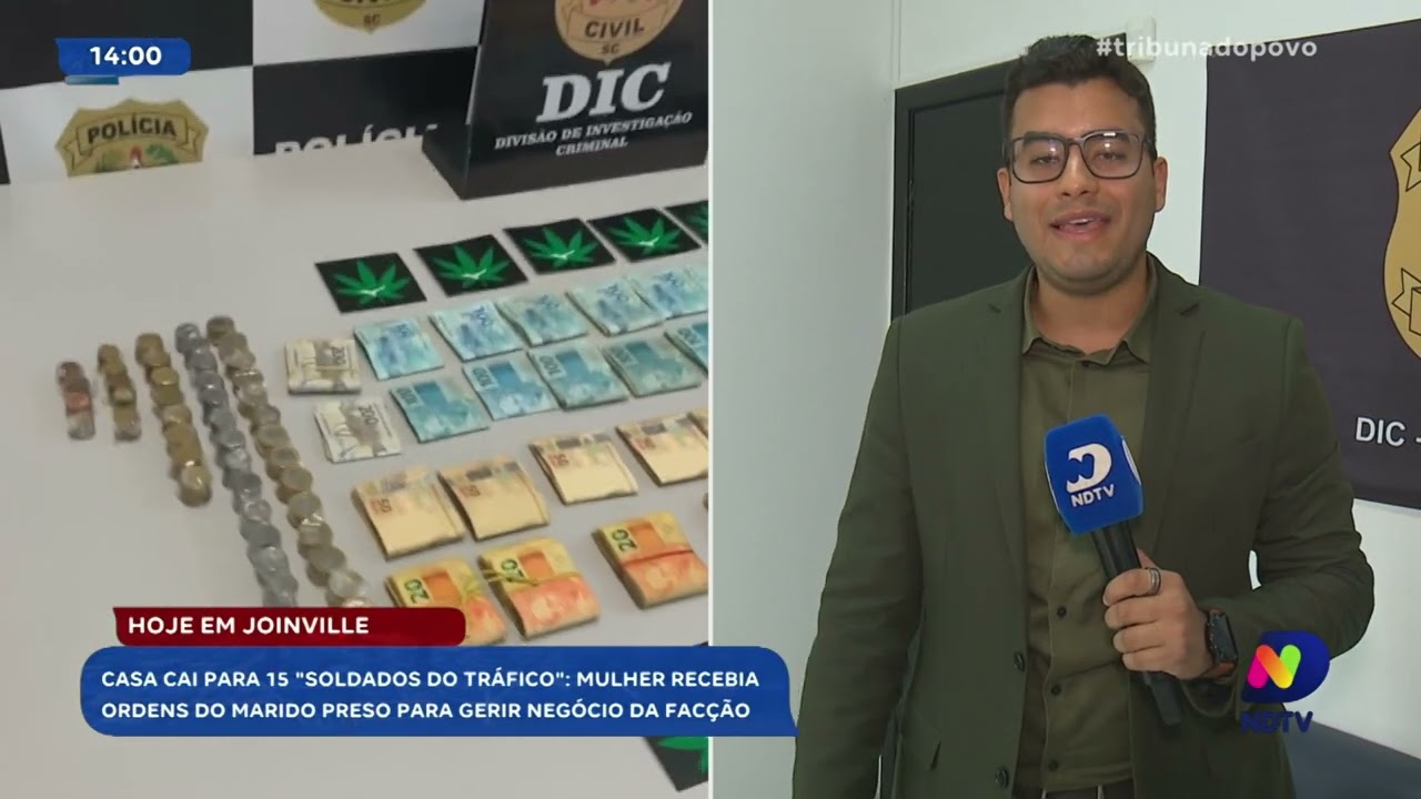 Operação policial: 15 'Soldados do Tráfico' são presos em Joinville