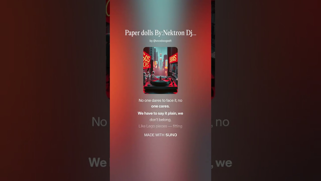 Paper dolls By Nektron Dj DigiDaV  HybridTrap EDM ReDuX