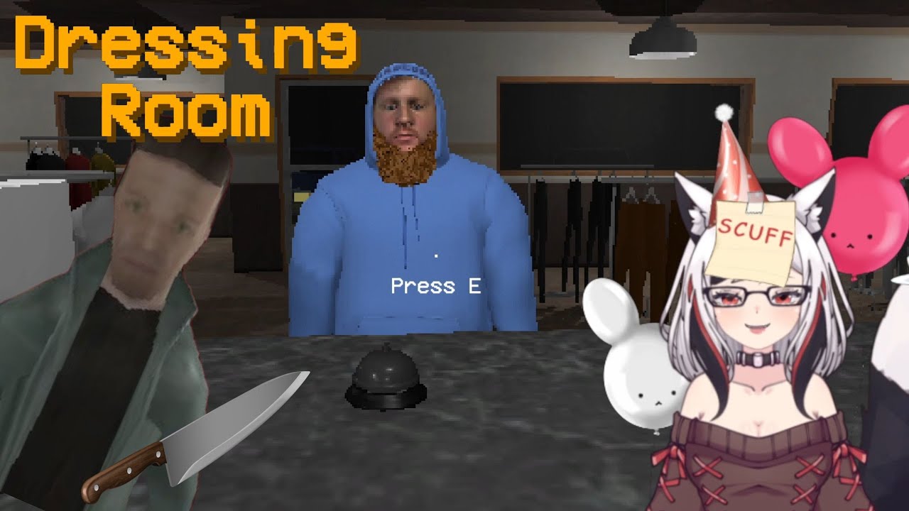 THE K-TECH KILLER IS AT IT AGAIN! | DRESSING ROOM | ITCHIO INDIE HORROR