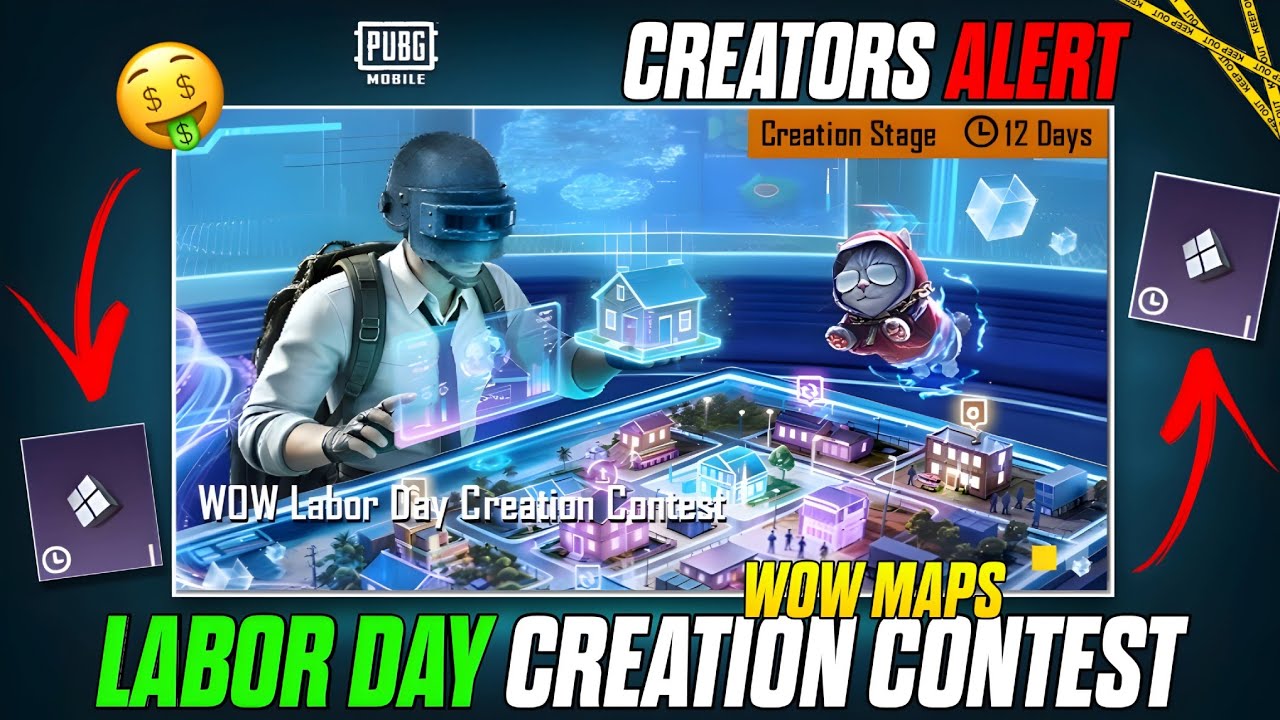 PUBG WoW Labor Day Creation Contest 🔥 Theme Ideas + Map Tutorial