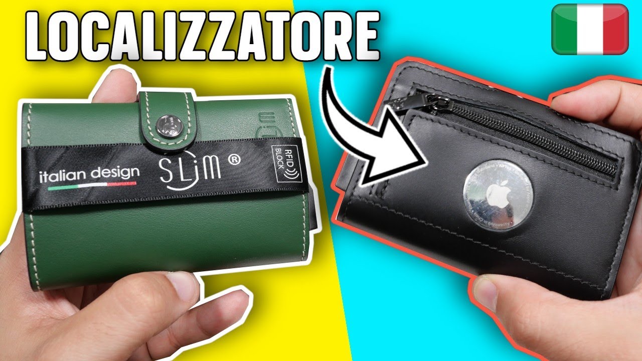 Portafoglio Slim Smart, Compatto e Localizzato