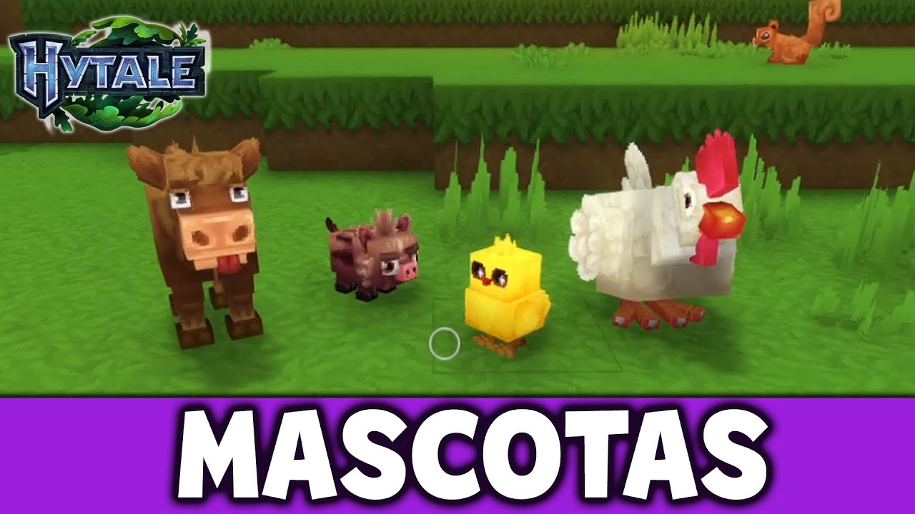 ✅ COMO DOMESTICAR ANIMALES en HYTALE | Se pueden tener MASCOTAS?