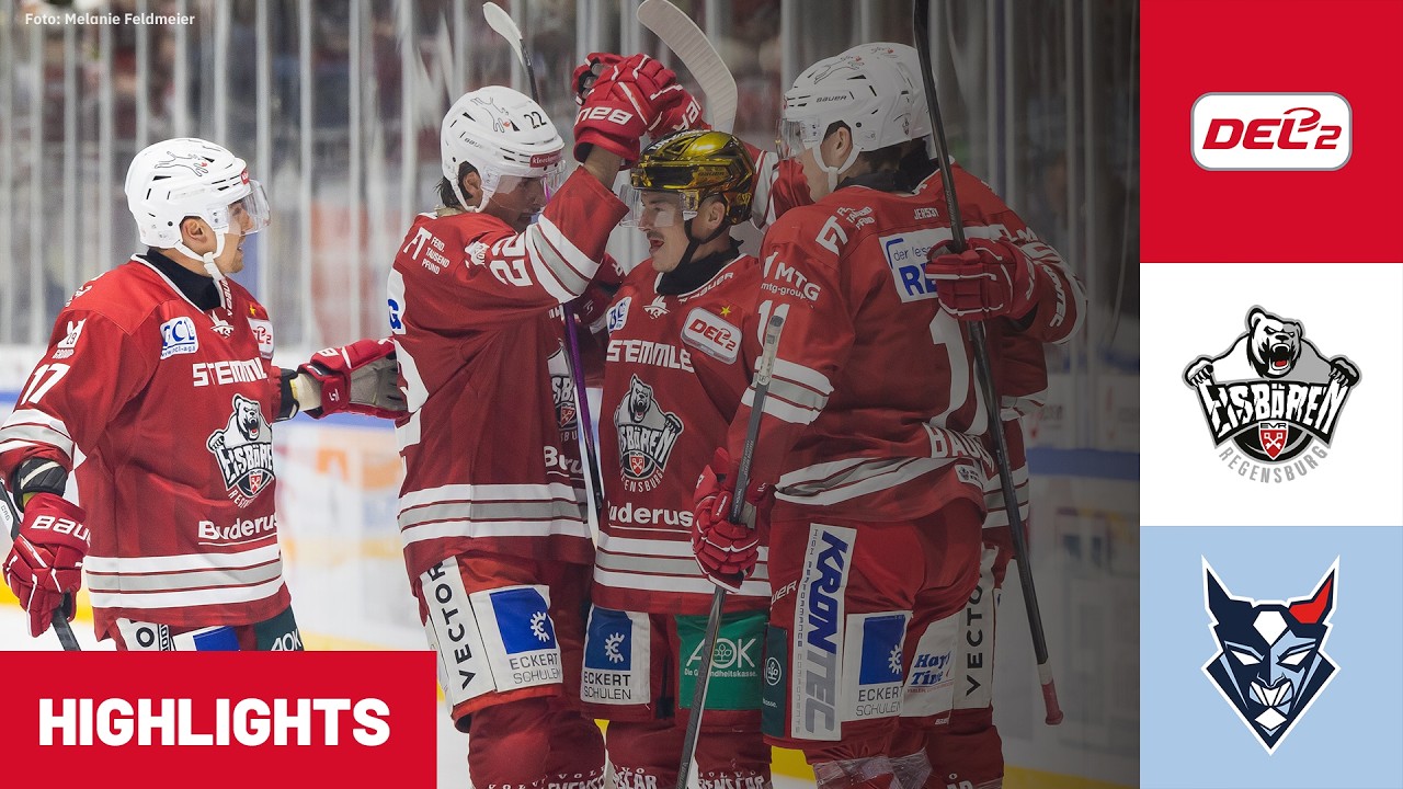 DEL2: Eisbären Regensburg vs. Blue Devils Weiden | Highlights