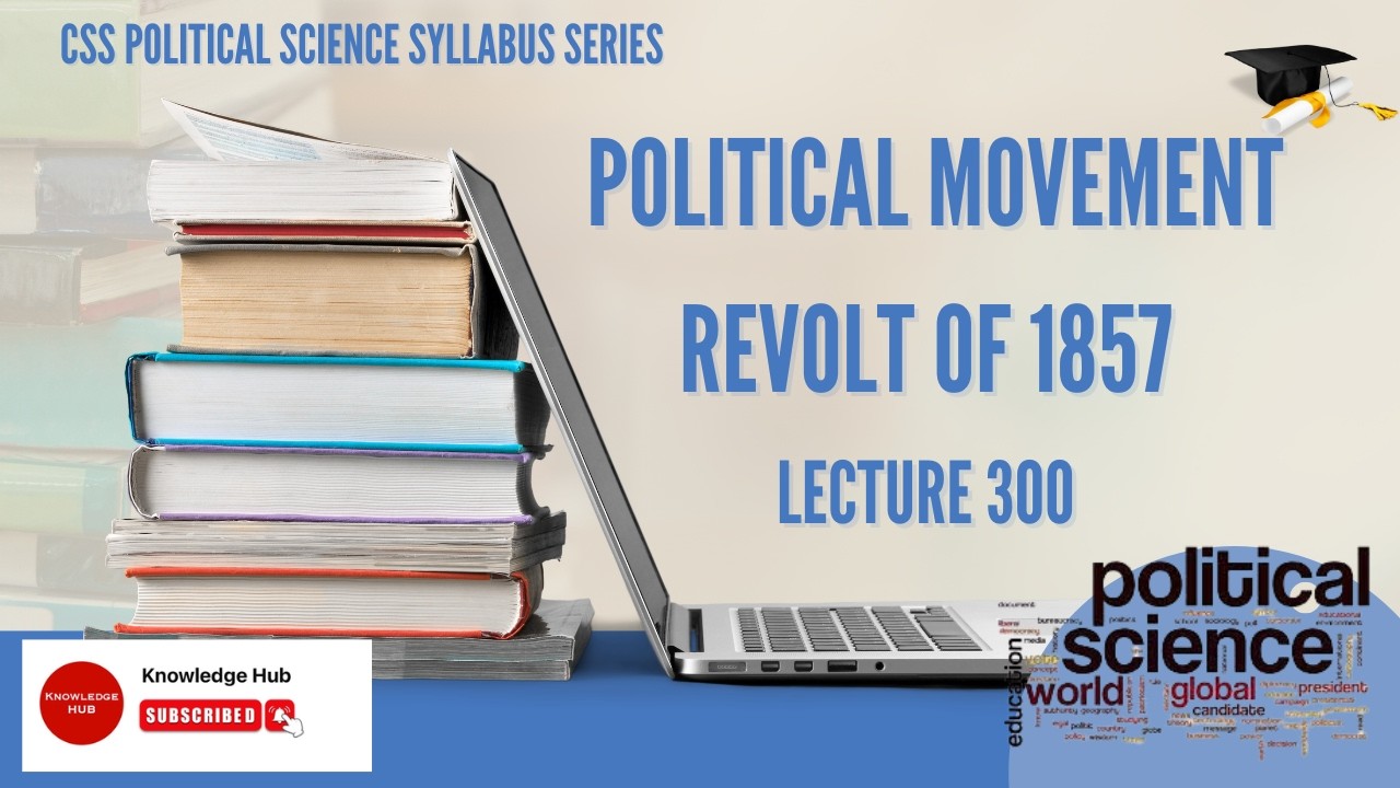 POLITICAL SCIENCE SERIES || REVOLT OF 1857 || POLITICAL MOVEMENT IN COLONIAL INDIA