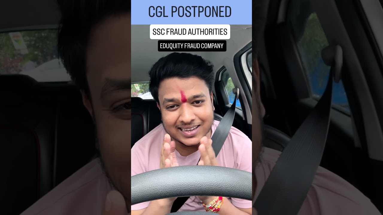 Ssccgl postponed| Ssc chairman and vendor fraud #shortsfeed