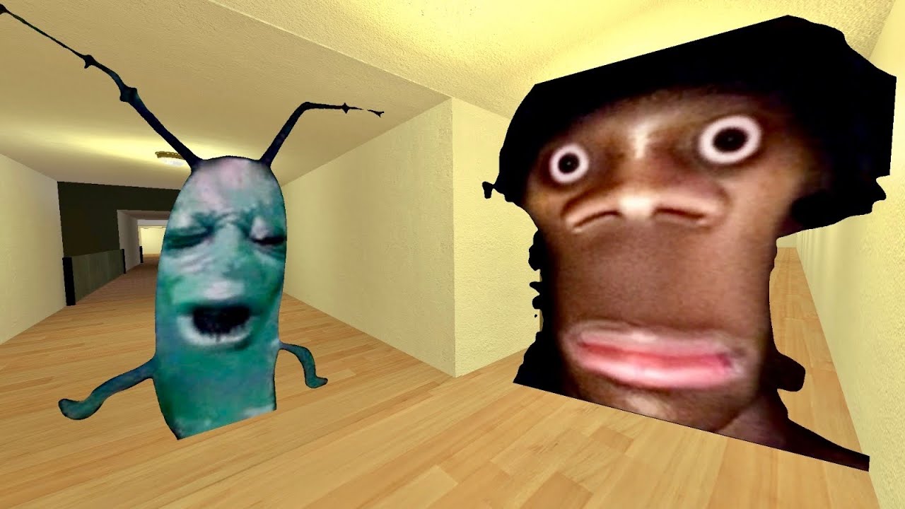 Гуфи Ааа и Планктон Аааааа Nextbot Gmod
