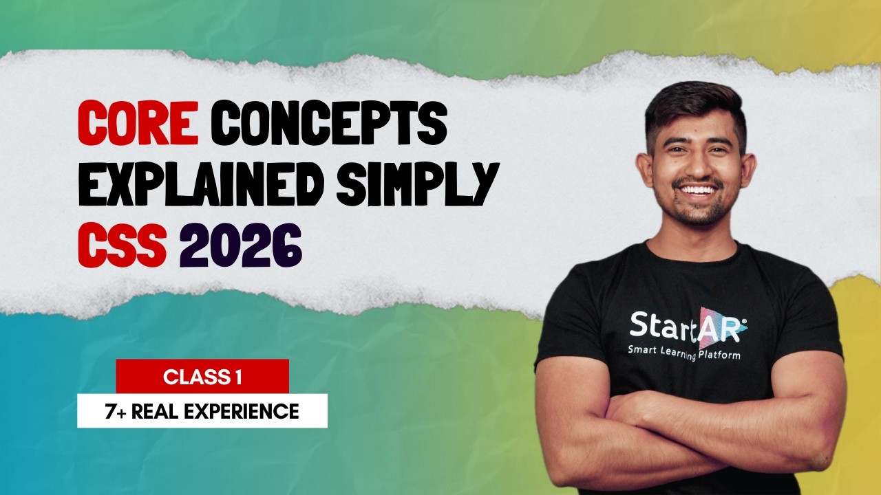 CSS for Beginners | Core Concepts Explained Simply | Class 1 | 7+ Years Experience
