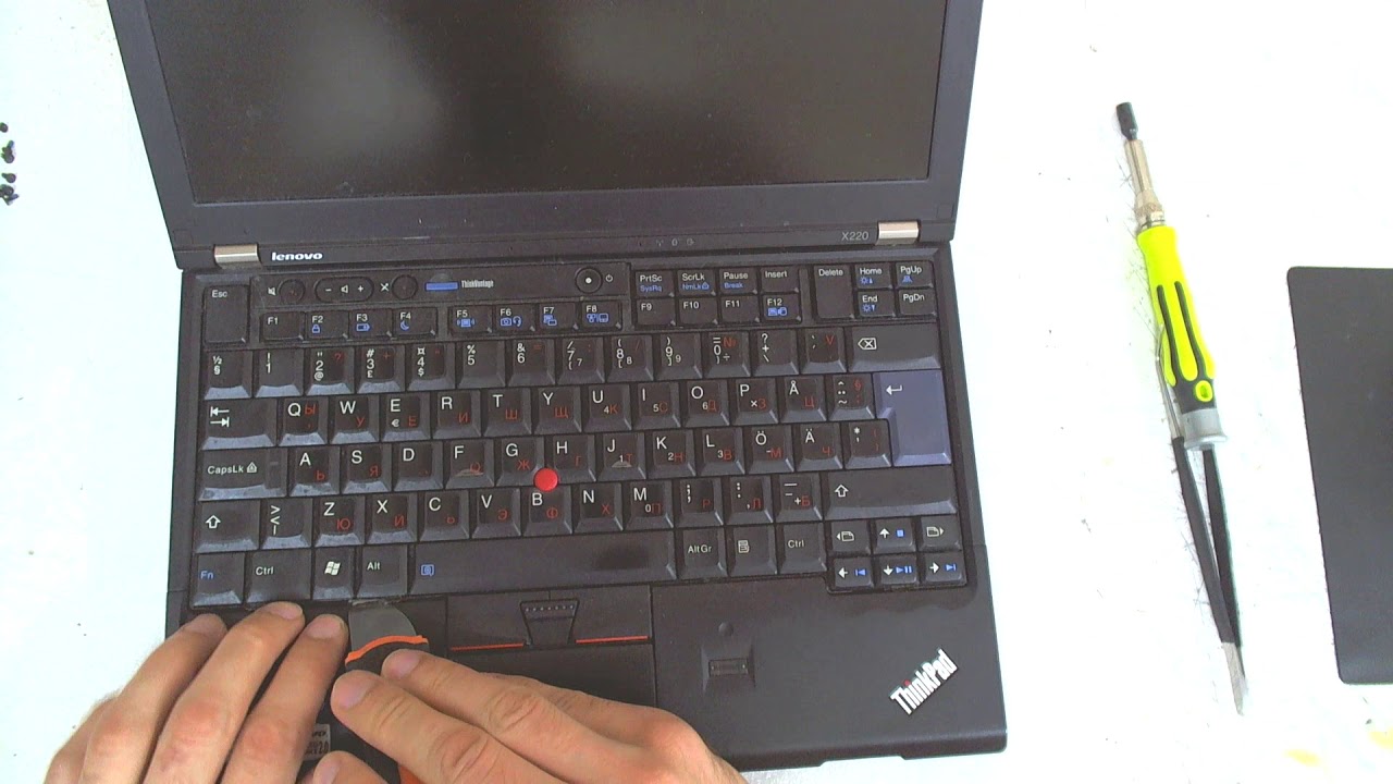 Разборка Lenovo ThinkPad X220 / X230 / Чистка вентилятора