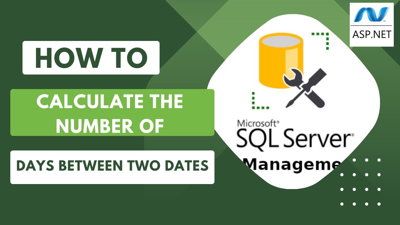 Mastering Date Calculations in SQL Server: How to Calculate the Number of Days between Two Dates
