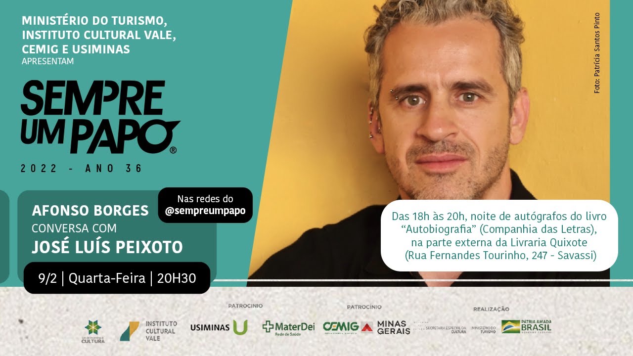 Sempre Um Papo com José Luís Peixoto