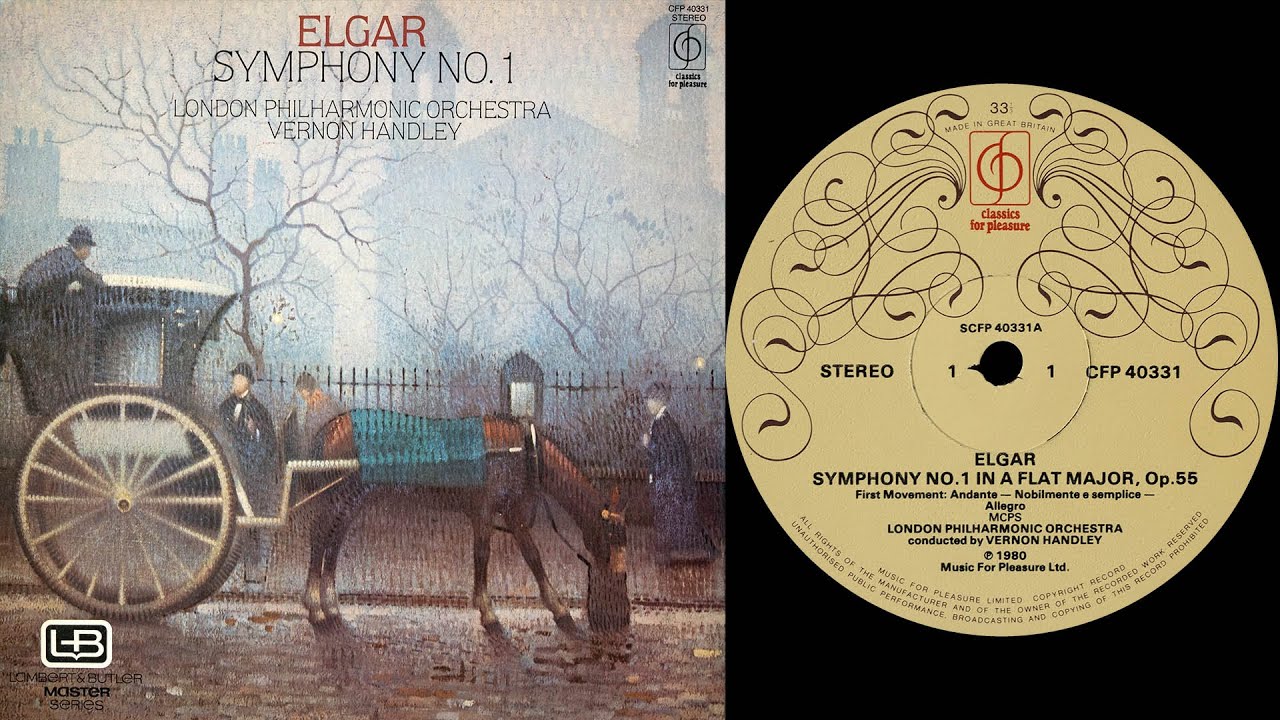 Elgar - Symphony No.1 (Handley) (vinyl: Miyajima Shilabe, Graham Slee Accession MC, CTC Classic 301)