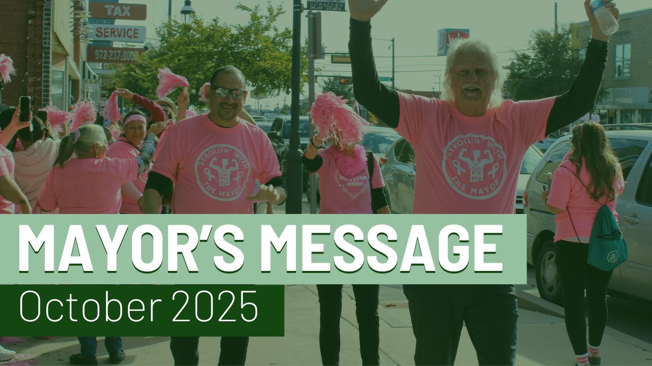 City of Grand Prairie: Mayor's Message 1025