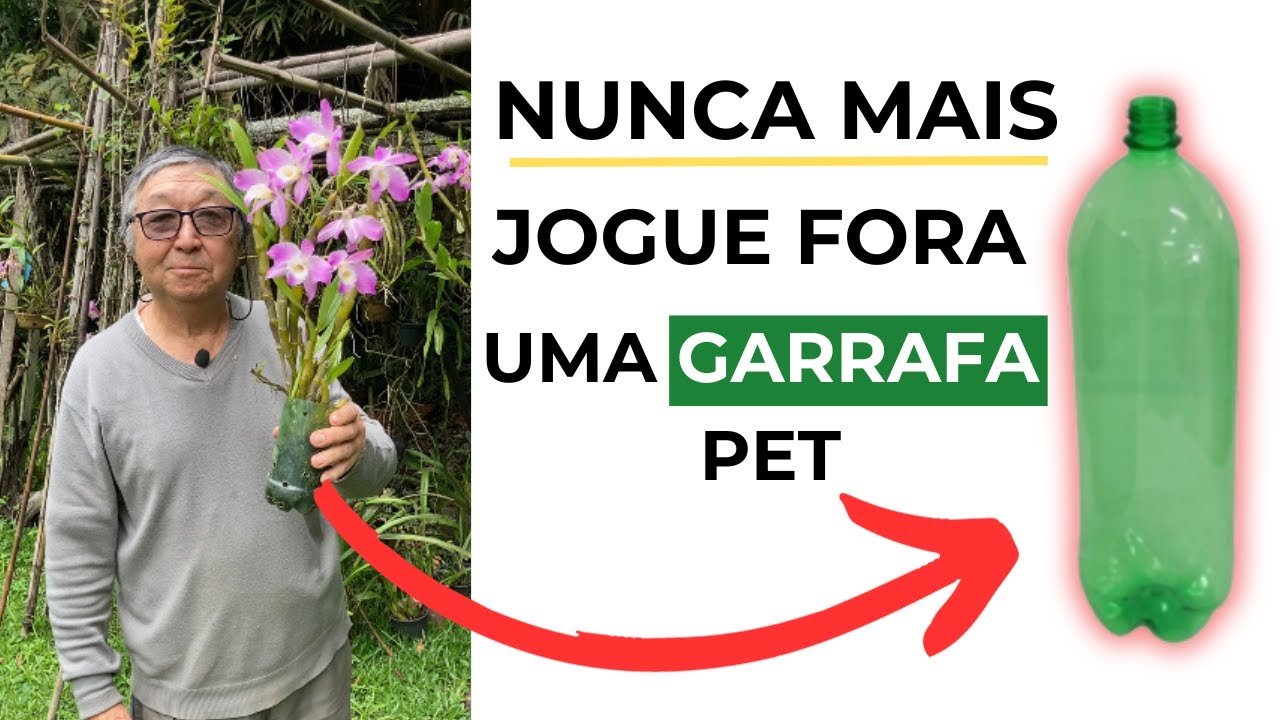 VEJA COMO PLANTAR ORQUÍDEA NA GARRAFA PET - MASUJI KAYASIMA