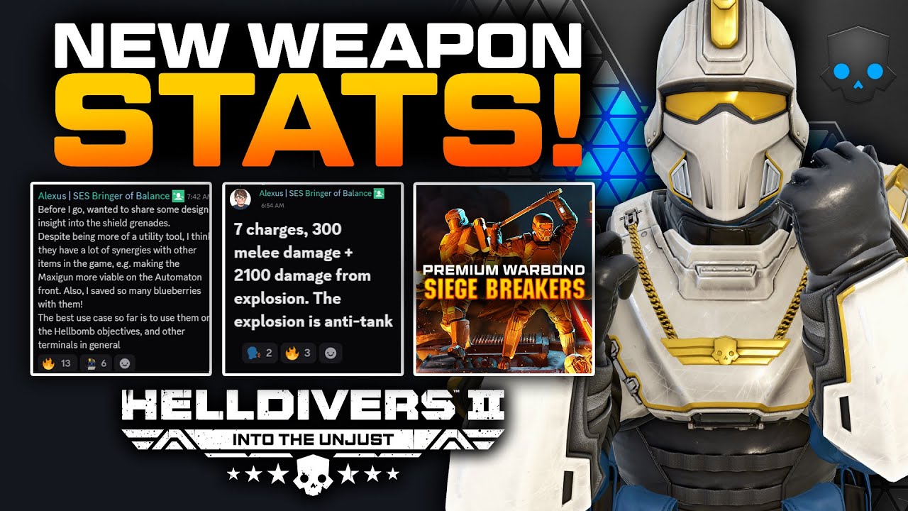 Helldivers 2 - New Secret Stats for Siege Breakers!