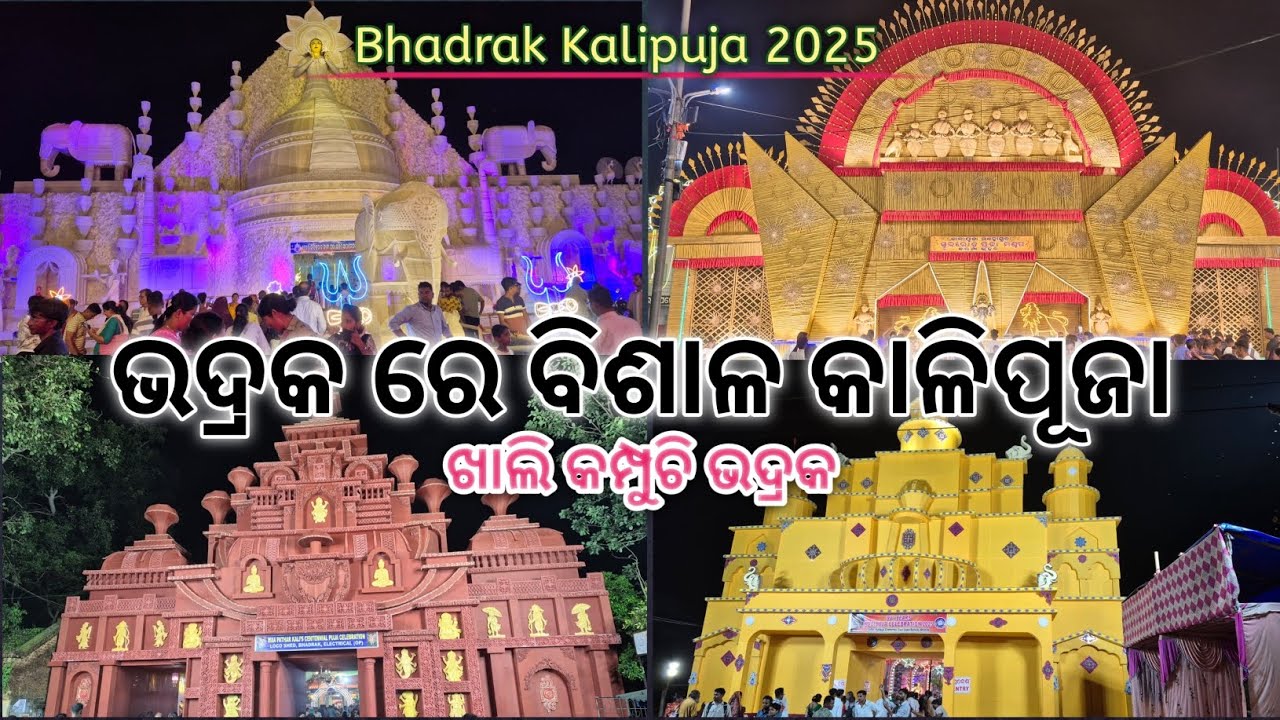 Bhadrak Kali Puja 2025 | Historic Odisha Celebration | Maa Bhadrakali Mandap, Rituals & Night Vibes