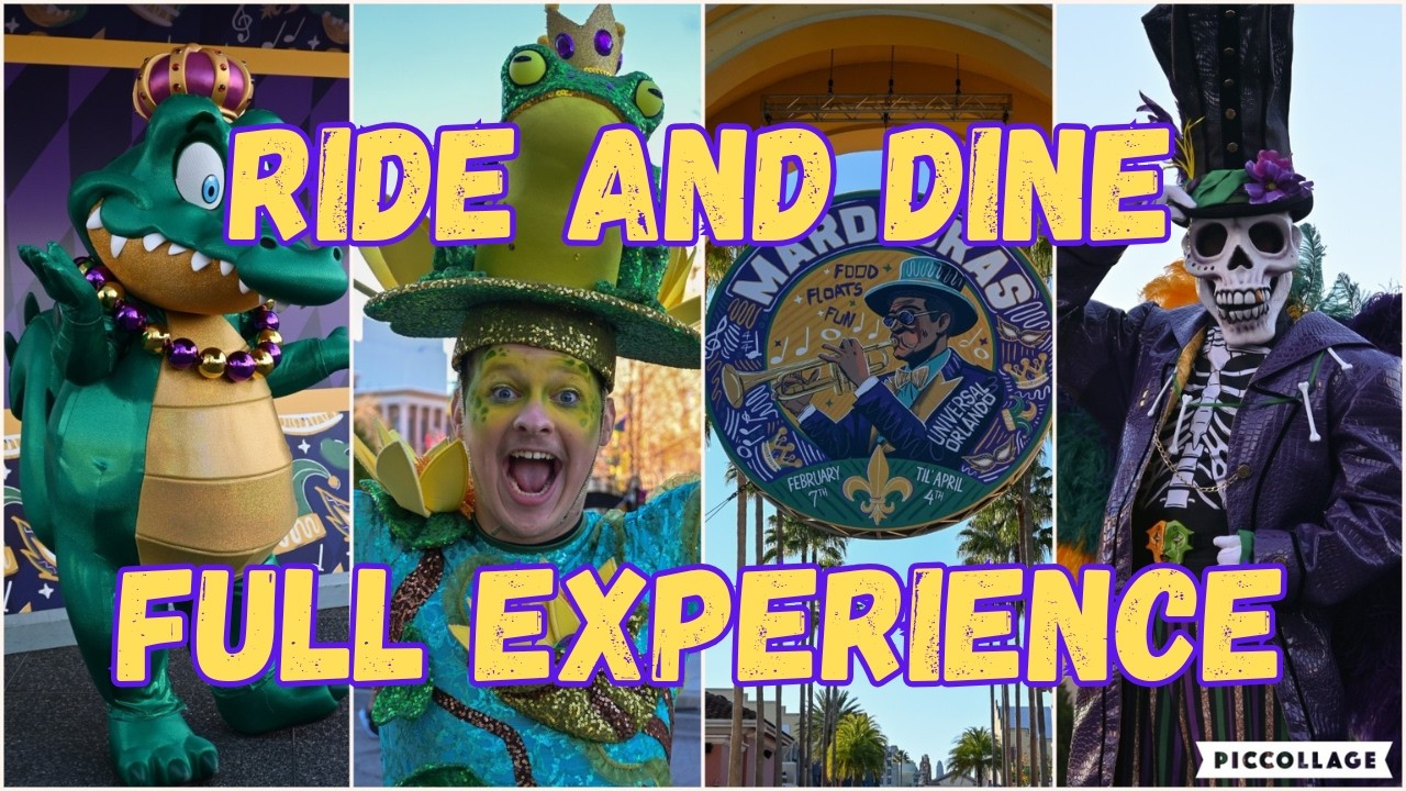 Universal Mardi Gras Float Ride and Dine 2026 full experience